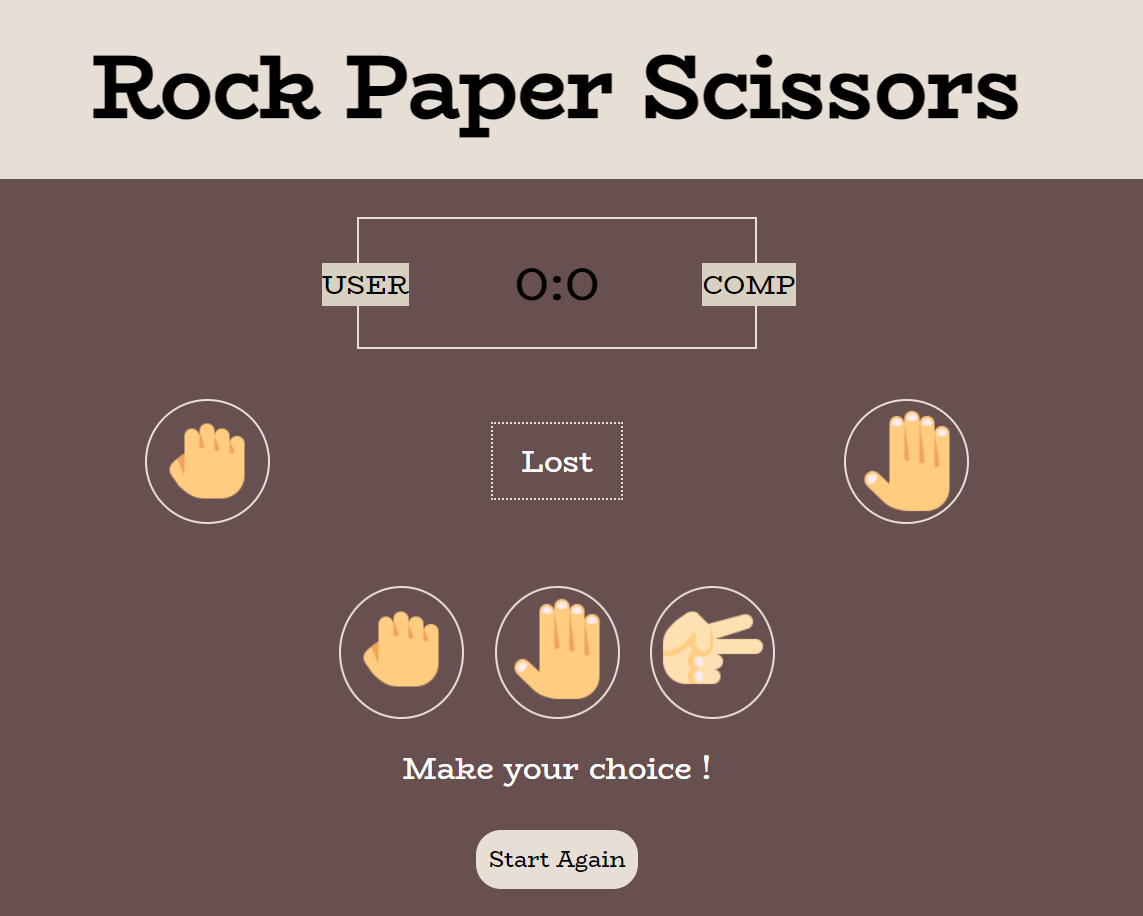 Rock-Paper-Scissors Project